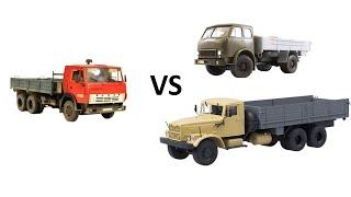 Война грузовиков СССР КамАЗ против МАЗа и КрАЗа