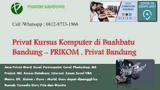 Privat Kursus Komputer di Buahbatu Bandung