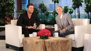 Ellen's Hot Guys: Chris Hemsworth Speaks Some Strange Languages