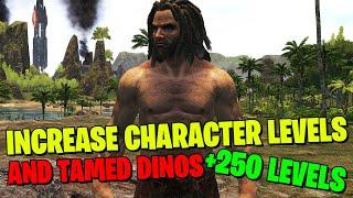 HOW TO INCREASE CHARACTER AND DINO LEVEL CAP IN ARK SURVIVAL