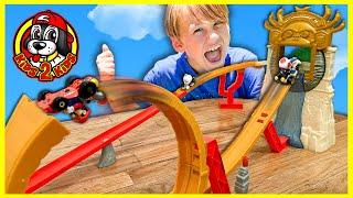 Super Mario Bros Movie HOT WHEELS Jungle Kingdom Raceway  MARIO KART IN REAL LIFE Obstacle Course!