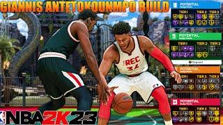 NBA 2K23 Giannis Antetokounmpo build will BREAK the game...