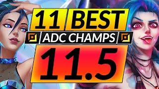 11 BEST ADC Champions to MAIN and RANK UP in 11.5 - CARRY Tips for Season 11 - LoL Guide