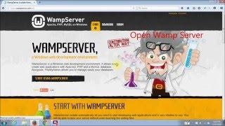 How to install wampserver in Windows 7 for Beginner