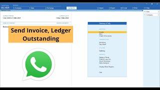 Tally to WhatsApp Module | Send Invoice, Ledger, Outstanding