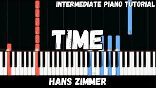 Hans Zimmer - Time (Intermediate Piano Tutorial)