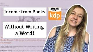 Make Passive Income with Amazon KDP! Print on Demand with Books | (Without Writing a Word)