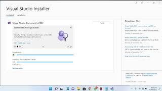 How to install visual studio 2022