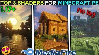 Top 3 Best Ultra Shaders for Minecraft PE 1.17+ | MCPE 1.17+ Top 3 NO LAG Shaders!