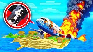 Survive ThePlane CRASHED On A Doomed Island In Minecraft!!