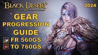 ️ BDO | Ultimate Gear Progression Guide for Everyone | From 560GS to 750GS | Crystals & Lightstones