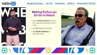 Compiling Python to Native Wasm by Syrus Akbary @ Wasm I/O 2024