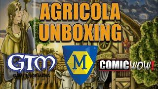 Agricola Unboxing - Mayfair Games May 2016 ComicWow! Game Trade Media