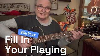 EMBELLISH Your Guitar Playing ** Use These "Fill Ins"  ** Key Of G   #Guitar. #fingerstyleguitar