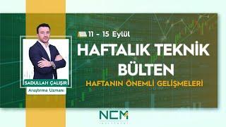 11-15 Eylül Haftasında Öne Çıkan Hisselerin Analizi ve Haftanın Önemli Gelişmeleri