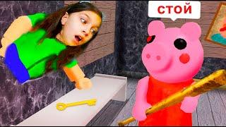 15 ТОП БАГОВ ПИГГИ  Я ЛЕТАЮ roblox / История РОБЛОКС вкусная свинка / PIGGY 12 свинина и Валеришка