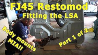 FJ45 Landcruiser Restoration | Fitting the LSA Part 1/2 | Body Mount Repairs | Episode 12