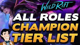 Challenger Tier List for EVERY ROLE in Wild Rift Nov/Dec 2020 - OUT OF DATE! | Wild Rift Tier List