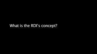 What is the RDI's concept?