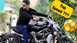 DUCATI X DIAVEL S TOP SPEED|ZS MOTOVLOGS|