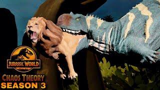 Majungasaurus Vs Lion | Jurassic World Chaos Theory Season 3 made with a $0 budget | Netflix