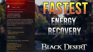 The Secret To The Fastest Energy Recovery in Black Desert Online