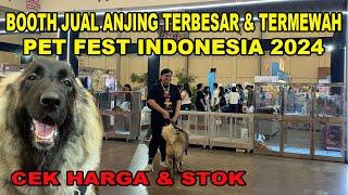 GILA !!! Ini Booth Jual Anjing Terbesar Di Pet Fest Indonesia 2024 - Cek Stok & Harga