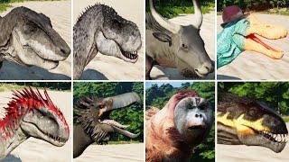 ALL MODDED DINOSAURS (PART 1) - Jurassic World Evolution