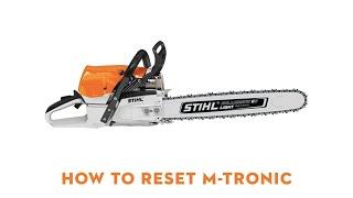 How to Reset STIHL M-Tronic | STIHL M-Tronic Engine Management System | STIHL Maintenance | STIHL GB