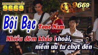 Karaoke Bội Bạc - Tone Nam | Nhạc sống KLA | Karaoke 9669