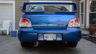 2004 Subaru Wrx Sti, Invidia Catless Downpipe. (Before & After)