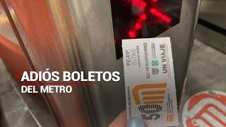 ¡Adiós a los BOLETOS del Metro CDMX! | Ya sólo se podrá ingresar con tarjeta o QR