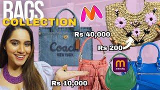 My LUXURY + AFFORDABLE Bags Collection | MEESHO, MYNTRA Bags HAUL | Meet Arora