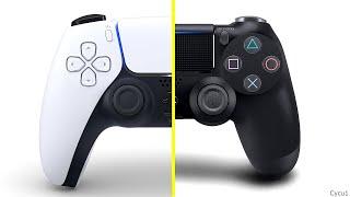 DualSense vs DualShock 4 Controller Size and Look Comparison