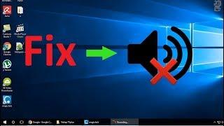 Fix audio/sound problems on windows 10