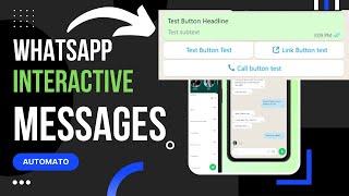 UPDATE How to send WhatsApp Buttons Interactive Messages *See Caption*
