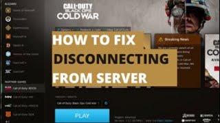EASY FIX "DISCONNECTED FROM SERVER" PC CALL OF DUTY BLACK OPS: COLD WAR!
