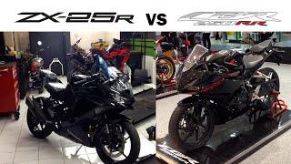 IS IT BETTER 250 CC 4 CYLINDERS OR 2 CYLINDERS??? Kawasaki ZX-25R vs Honda CBR250