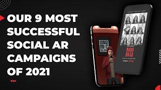 Top AR filters & lenses in 2021: Collection of our best branded augmented reality lenses this year!