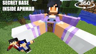 The MOST SECRET BASE INSIDE APHMAU in Minecraft  360°