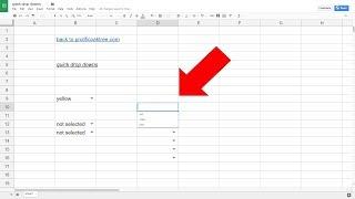 Google Sheets - Dynamic Drop Downs from a Range of Data