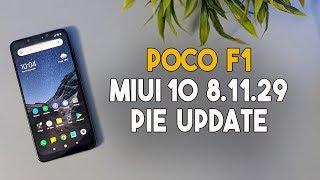 POCO F1 Android Pie MIUI 10 8.11.29 Update - Multi touch Fixed, Features and Bug Fixes