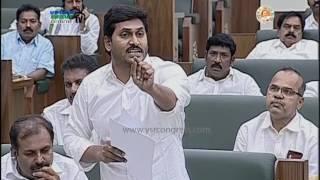 AP Assembly : YS Jagan Fire on AP CM Chandrababu Speech & Budget Allocations - 20th Mar 2017