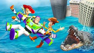 GTA 5 Toy Story Crazy Water Ragdolling and Jumps! #21