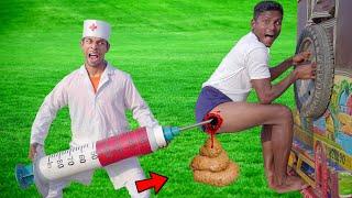 JALLAD DOCTOR || Top New Comedy Video Amazing Funny Video 2024 Doctor Injection Comedy Video Ep 350