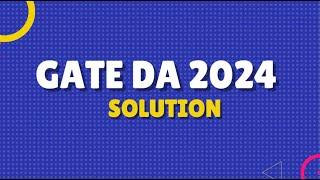 GATE DA 2024 Solution : Q51 | GATE Data Science Previous Year Questions| Python DSA | GATE DA