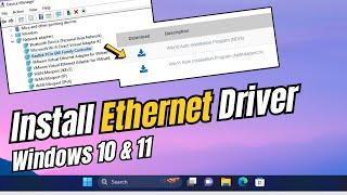 How to Download & Install Ethernet Driver on Window 10/11 - (2023)