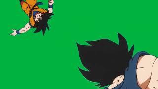 Green Screen Anime Goku vs Vegeta DBS Broly