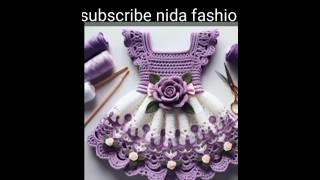 Beautiful crochet dress design ideas for girls#knitted#crochet#crochetdesign# nida fashion