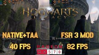 HOW TO INSTALL FSR 3 MOD FOR HOGWARTS LEGACY WITH UI FLICKERING + GHOSTING FIXED (AMD & NVIDIA)